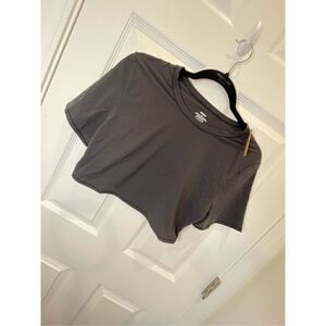 Skims women’s 3X black crop top NWT